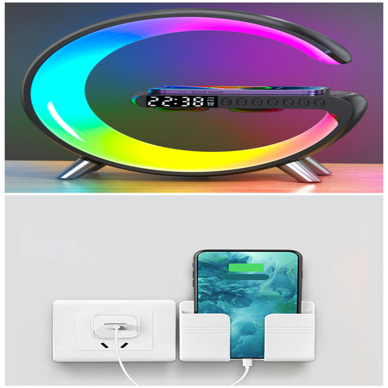 LED Lamp Bluetooth Speake Wireless Charger For Bedroom Home Decor