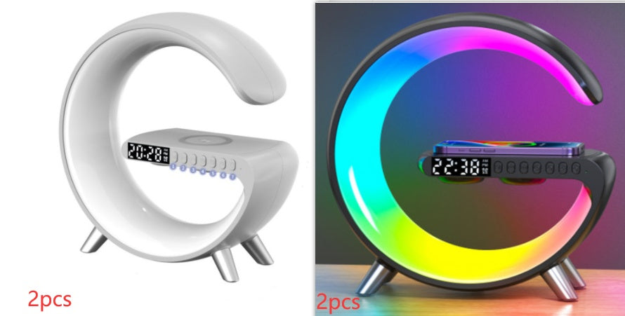 LED Lamp Bluetooth Speake Wireless Charger For Bedroom Home Decor